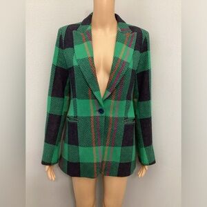 Vilagallo plaid blazer